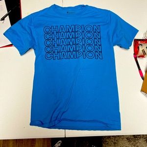 Blue champion t-shirt